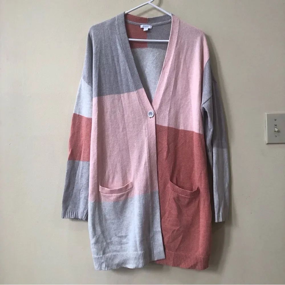 J. Jill Colorblock Cardigan